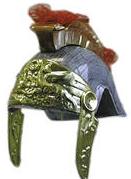 Plastic Roman Helmet