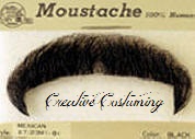 100% Human Hair Mexican Moustache