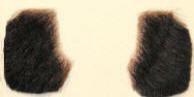 100% Human Hair Muttonchops