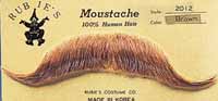 Moustache - 100% Human Hair European Character Moustache
