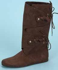 Woman's Renaissance, Medieval or Native American Indian Side Lace Boot