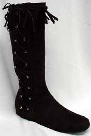 Renaissance, Medieval or Native American Indian Side Lace Boot