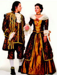 Colonial Costume Colonial Man Costume and Woman