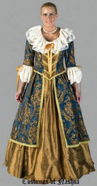 Colonial Woman Costume - Lady Mozart