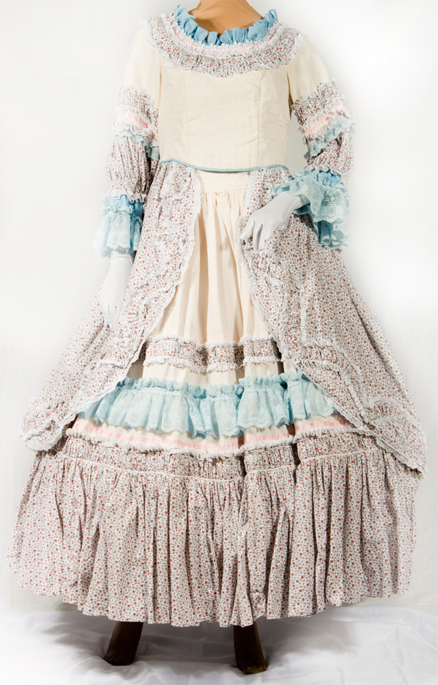 Deluxe Colonial Day Dress 18th Century Day Dress