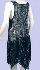Flapper Dress Roaring 20's Clara Gown Back