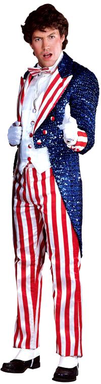Sequin Uncle Sam Costum