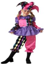 Child Harlequin Jester Costume