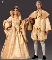 Queen Elizabeth Costume and King Costume