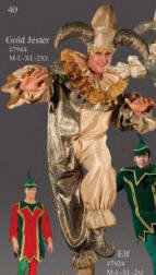 Gold Jester Costume
