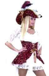 Lady Pirate Costume Lacey