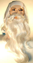 Father Time or Merlin Wig & Beard Set