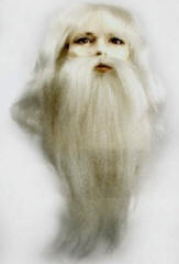 Santa Claus Yak Wig & Beard Set