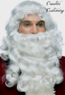 Santa Beard & Wig Set