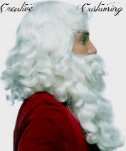 Santa Beard & Wig Set