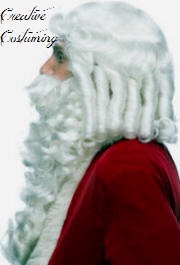 Santa Claus Beard & Wig Set