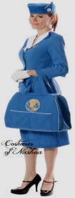 Pan Am Stewardess Costume similar to