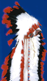 Native American War Bonnet Deluxe Double Trail
