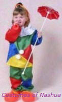 SATIN CLOWN (Child) Child Clown Costume