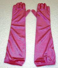 Costume Gloves - Ladies Velvet 20.5" Long Glove