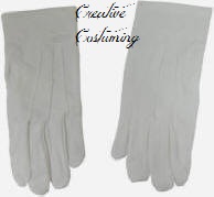 White Nylon Glove