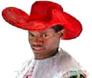 Faux Velvet Musketeer Cavalier Swashbuckler Hat - Weathered looking