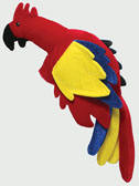 Velvet Parrot Hat