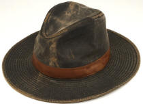 Indiana Jones Hat Faux Leather Safari Hat