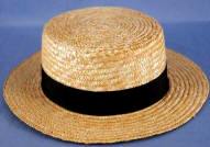 Straw Skimmer Hat - Boater's Hat