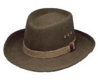 Crushable Wool Felt Gambler Hat