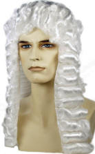 Powdered Wig Bargain Judge Wig