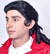 Colonial Wigs Lordship with bow