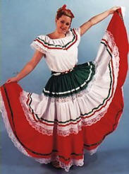 Deluxe Mexican Dancer Costume Deluxe Spanish Dancer