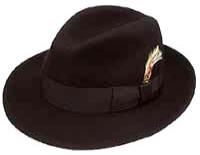 Crushable Wool Felt Swing Hat