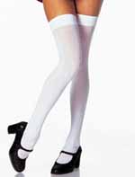 Opaque Nylon Thigh Highs